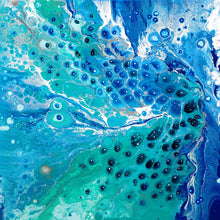 Load image into Gallery viewer, Pauline H Art Out Of The Blue Abstract Artwork