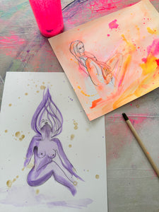 Aura - Original Goddess Sketches