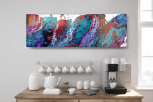 Load image into Gallery viewer, Pauline H Art Magic Pond Abstract Artwork situ
