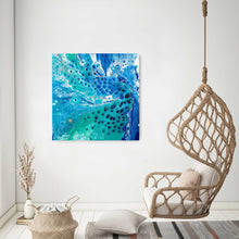 Load image into Gallery viewer, Pauline H Art Out Of The Blue Abstract Artwork 1
