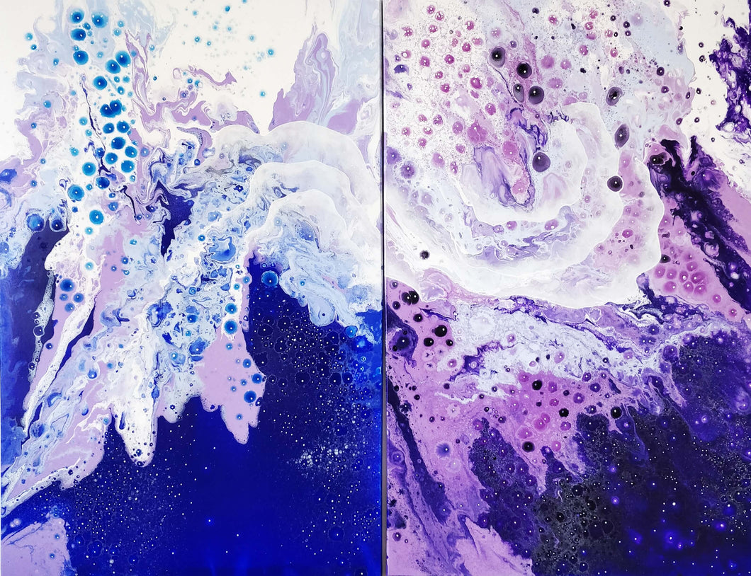 Pauline H Art Soulmates Abstract Artwork