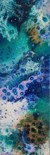 Load image into Gallery viewer, Fluid abstract painting with flowing, energetic movements in rich emerald tones, evoking emotion and inner transformation.
