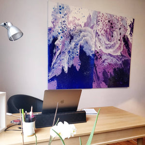 Pauline H Art Soulmates Abstract Artwork situ